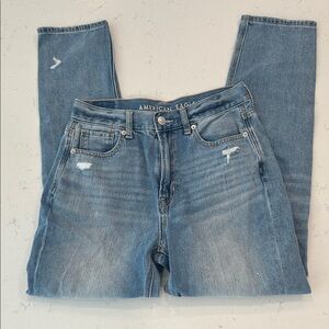 American Eagle Outfitters Men's Light Blue Relaxed Jeans